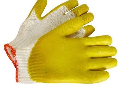 Guantes Hilaza Latex